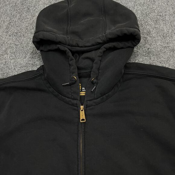 Carhartt Hoodie Mens XL Full Zip Original Fit Workwear Hooded Jacket - Picture 3 of 15